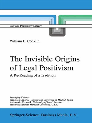 cover image of The Invisible Origins of Legal Positivism